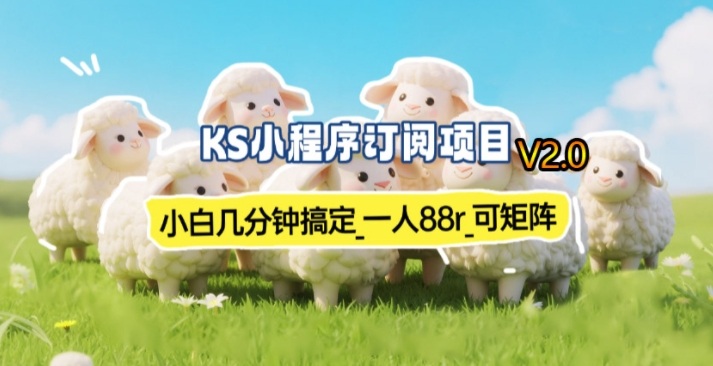 【新一期】小程序订阅_小白几分钟70-80r，可矩阵（已测到账）-54资源网